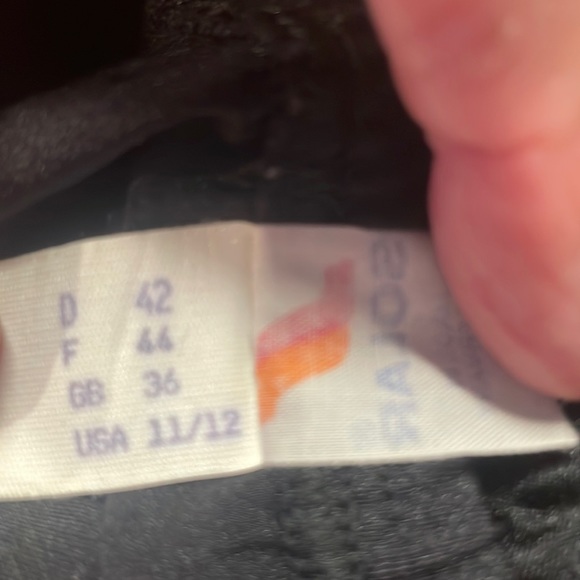 Vintage solar bikini black swimsuit 2 piece bathing suit Germany size 34C 11 12 - Picture 16 of 16